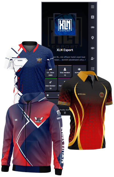 bikin custom baju jersey jaket kaos esports gaming